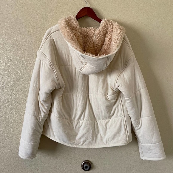 Urban Outfitters Heidi teddy hooded oversized jacket reversible - Picture 7 of 9